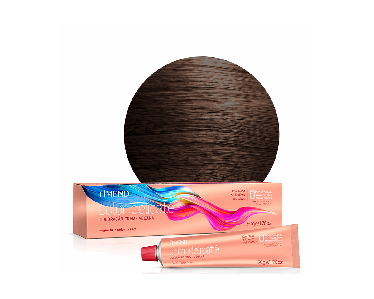 Amend Color Delicaté 7.1 Louro Médio Acinzentado - 50g