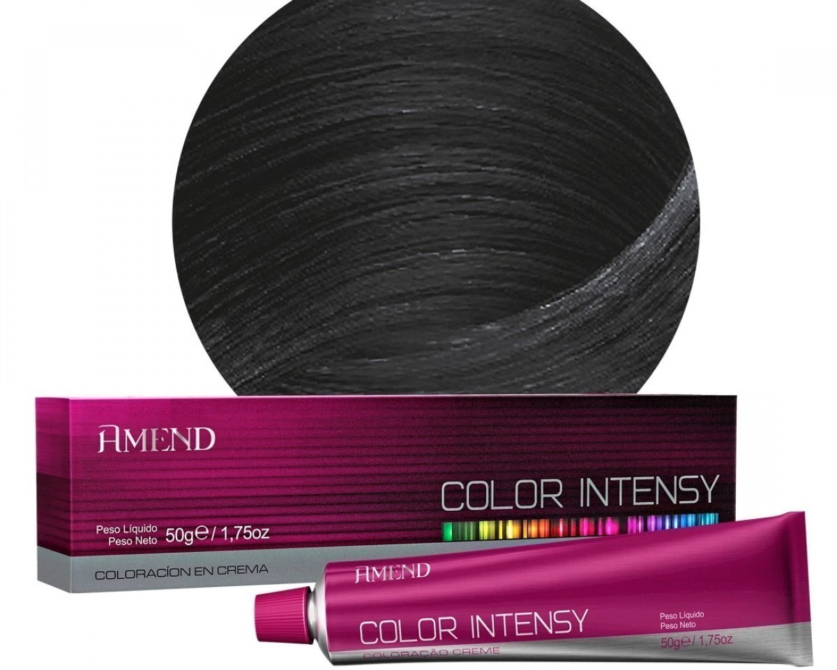 Coloração 2.1 Preto Azulado Color Intensy Amend - 50g