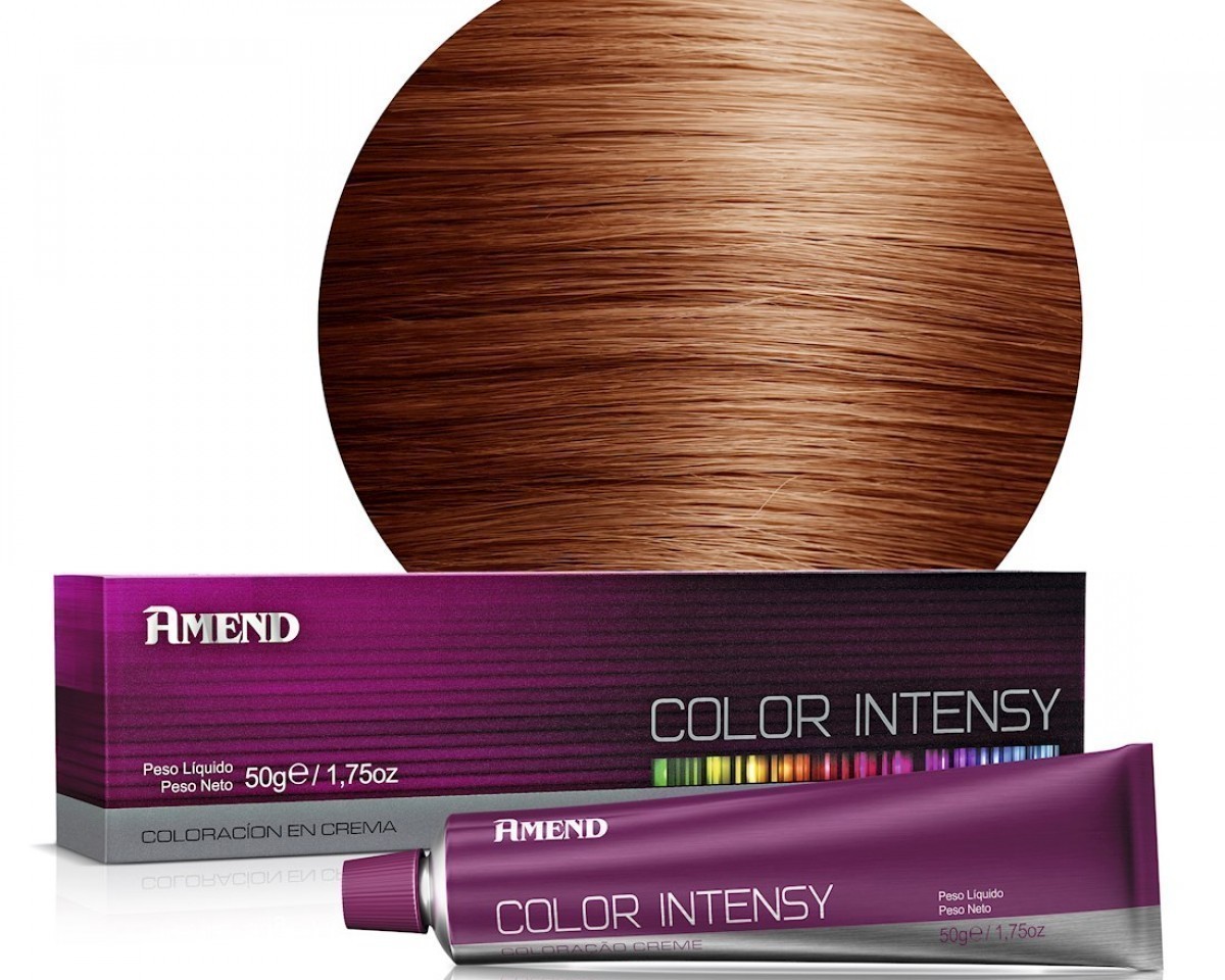  Coloração 7.43 Louro Médio Acobreado Dourado Color Intensy Amend - 50g