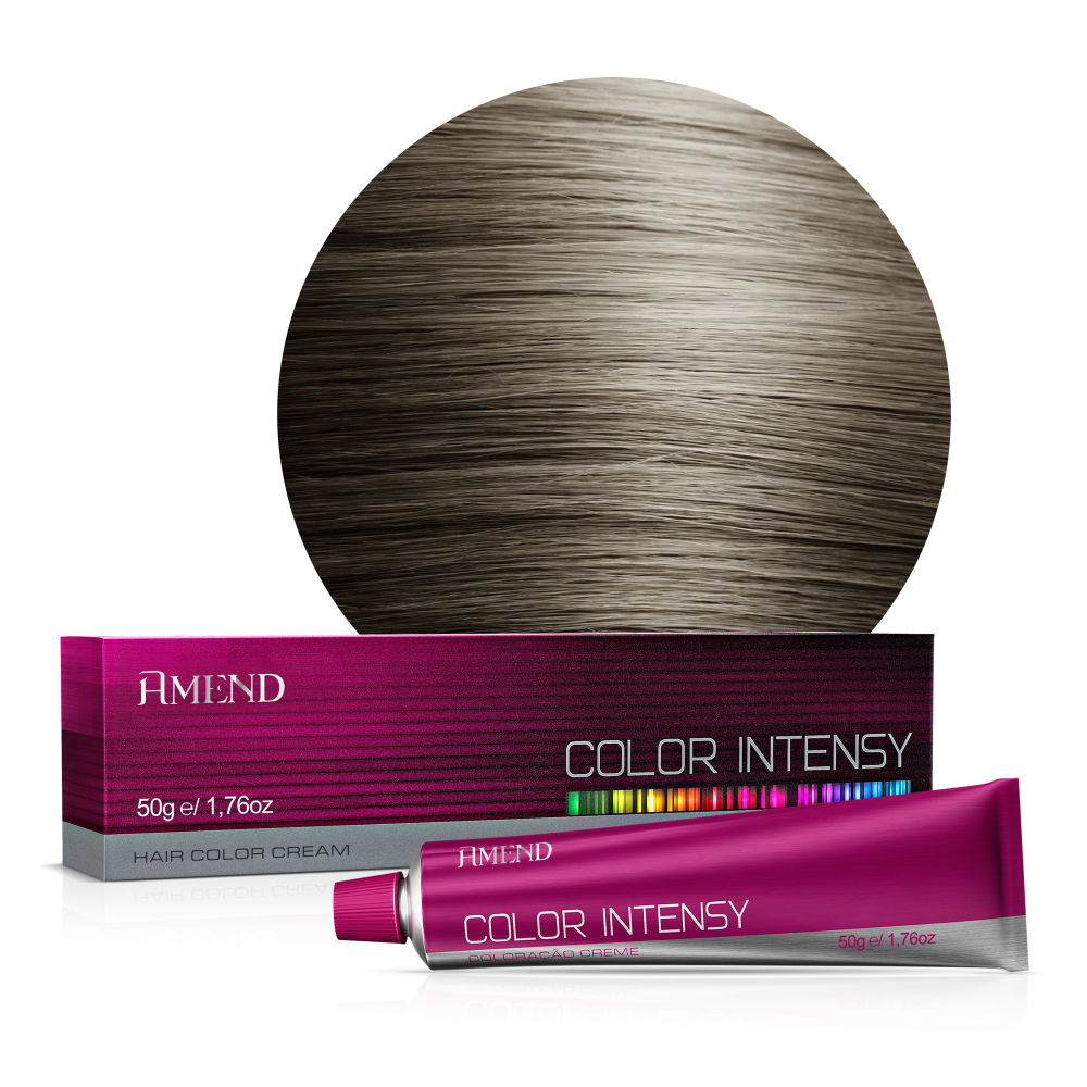 Coloração 8.1 Louro Claro Acinzentado Amend Color Intensy 50G