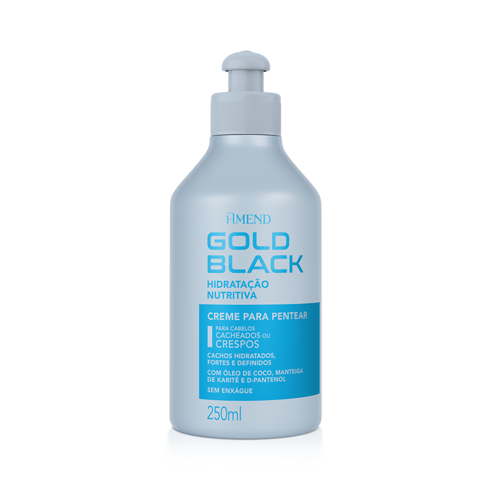 Crème coiffante Amend Gold Black Hidratação Nutritiva 250ml