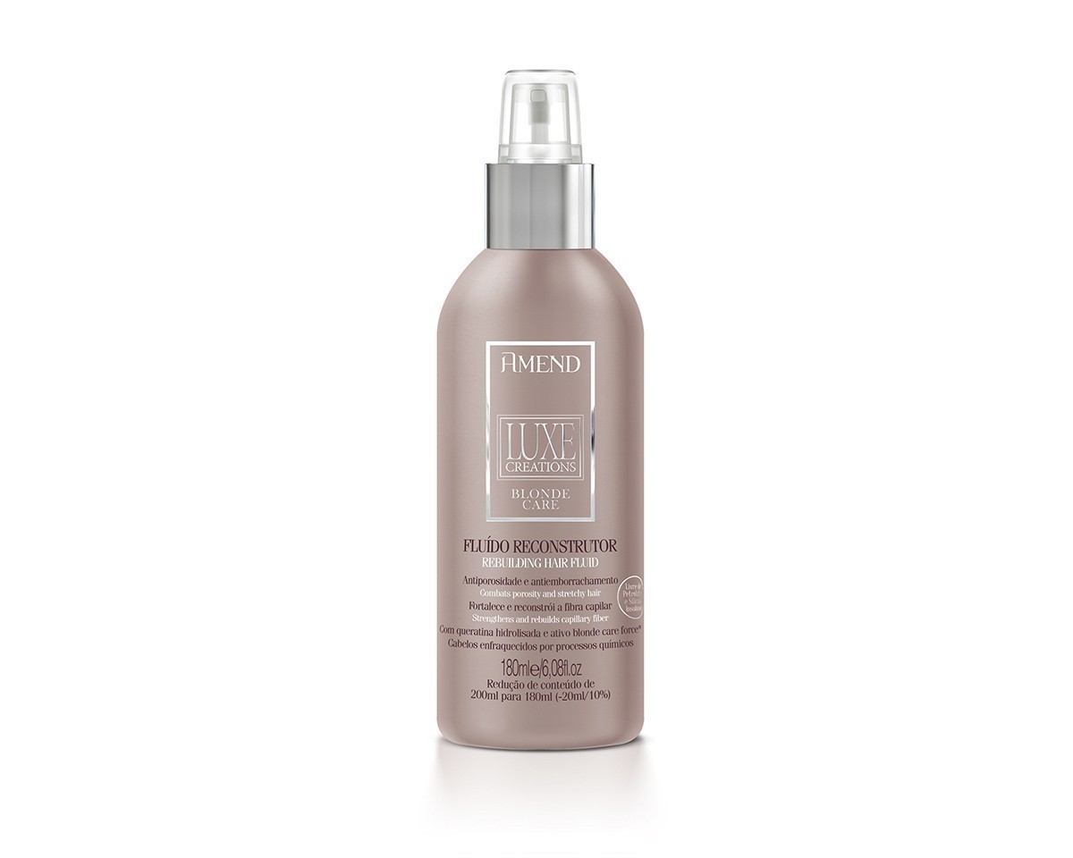 Fluído Reconstrutor Amend Luxe Creations Blonde Care 180ml