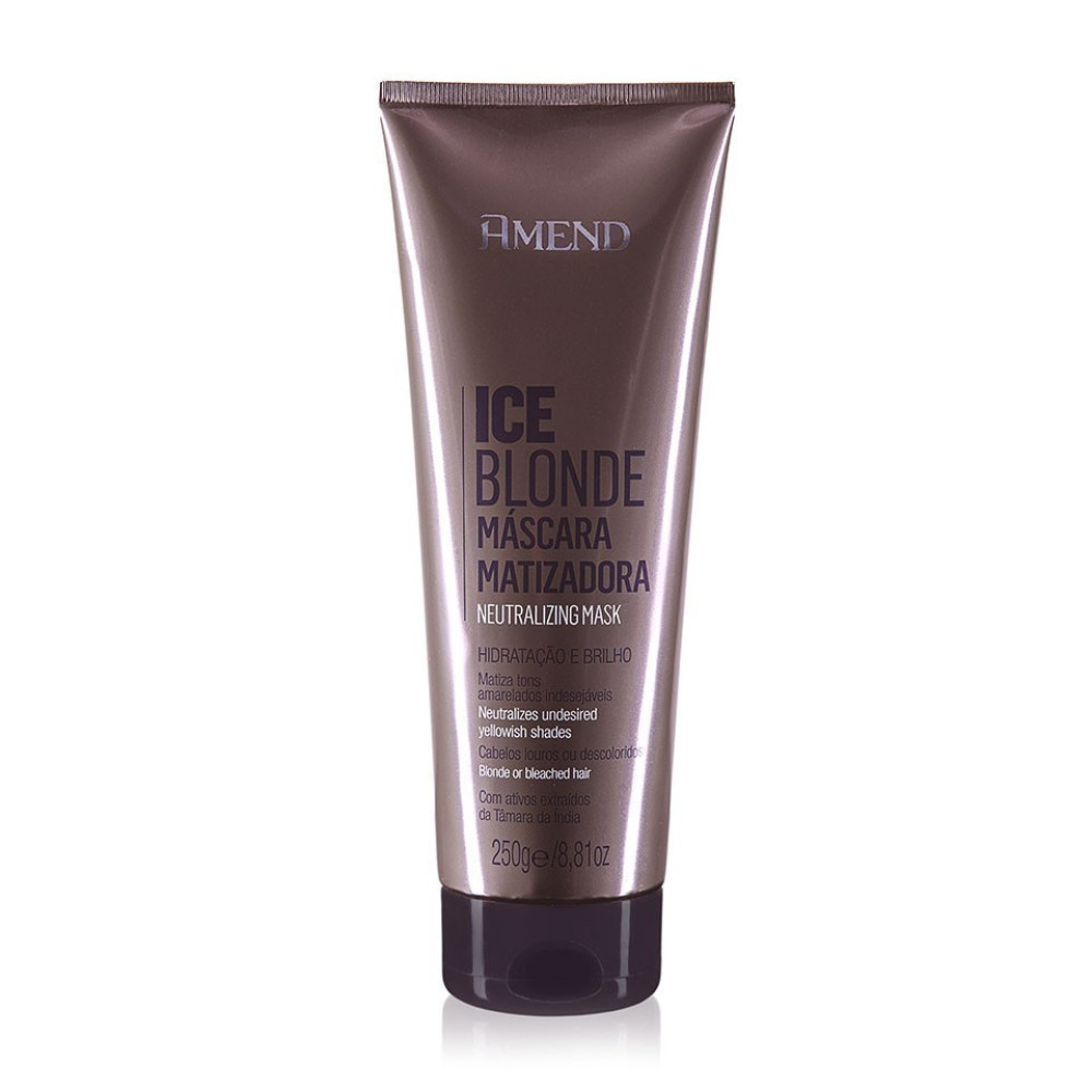 Máscara Matizadora Amend Ice Blonde 250g