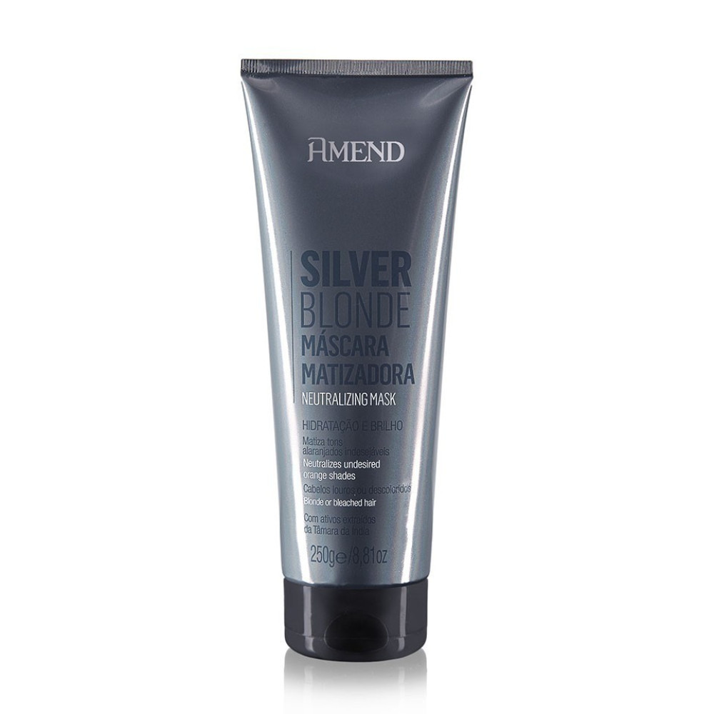 Máscara Matizadora Amend Silver Blonde 250g