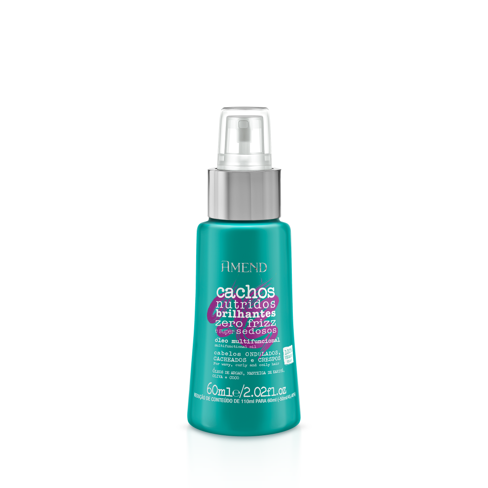 Huile Multifonctionnelle pour Cheveux Bouclés Amend Cachos 60 ml
