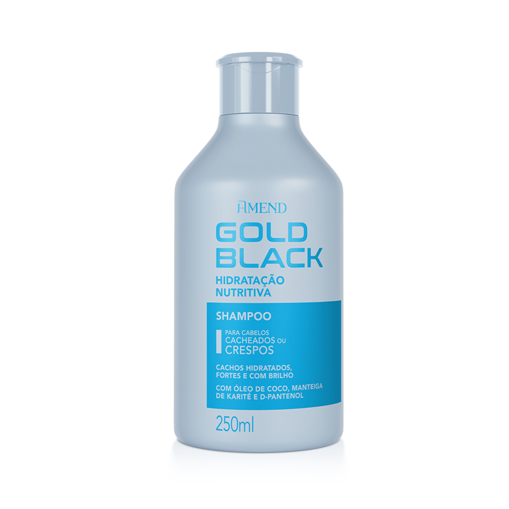 Shampoing Amend Gold Black Hidratação Nutritiva 250 ml